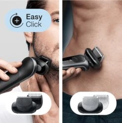 Braun Series 6 7650cc Black -Produits De Soins braun series 6 7650cc black rasoir a grilles flottantes 3