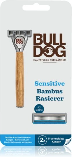 Bulldog Sensitive Bamboo Razor And Spare