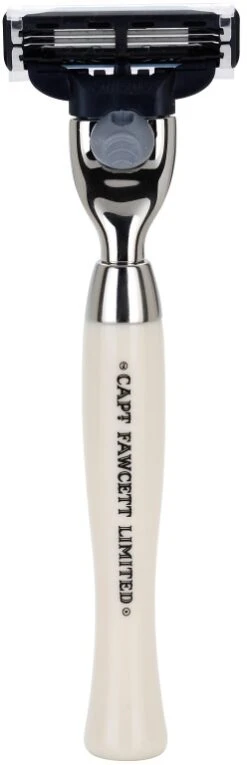 Captain Fawcett Shaving