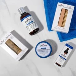 Cremo Barber Grade Kit -Produits De Soins cremo barber grade kit coffret cadeau pour la barbe pour homme 2