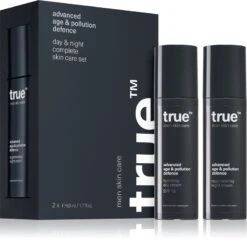 True Men Skin Care Day & Night Complete Skin Care Set
